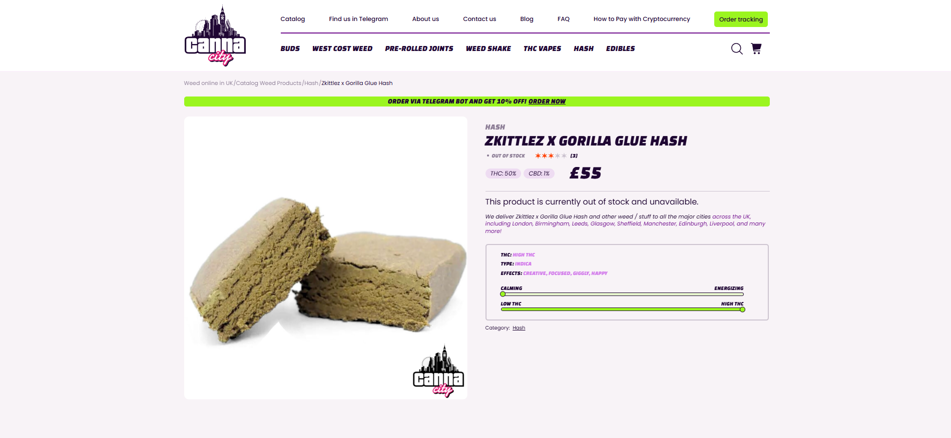 buy hash uk delivery