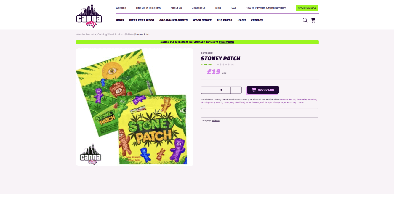 Buy Weed Gummies online in UK at Canna City