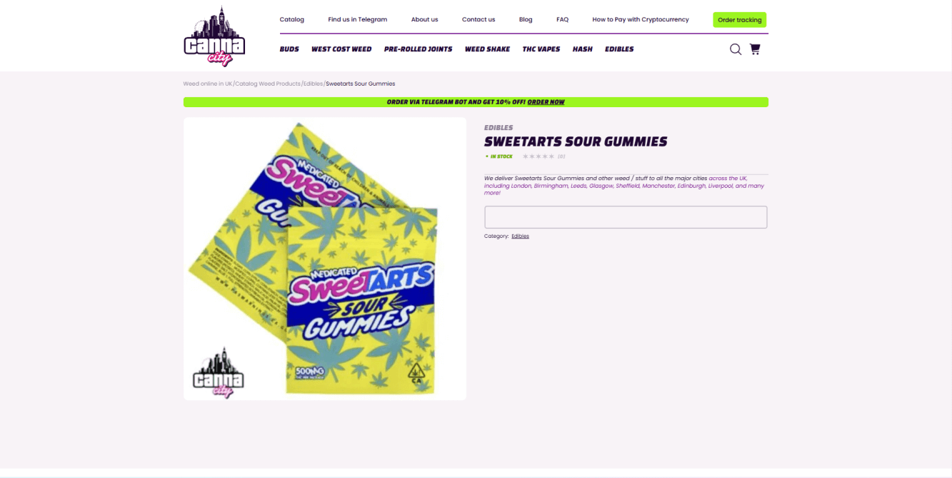 Buy Weed Gummies online at best weed shop Canna City