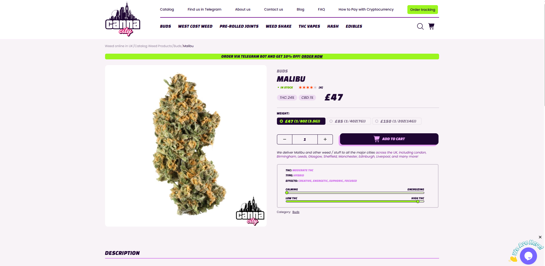 buy best weed Edinburgh weed shop Canna City