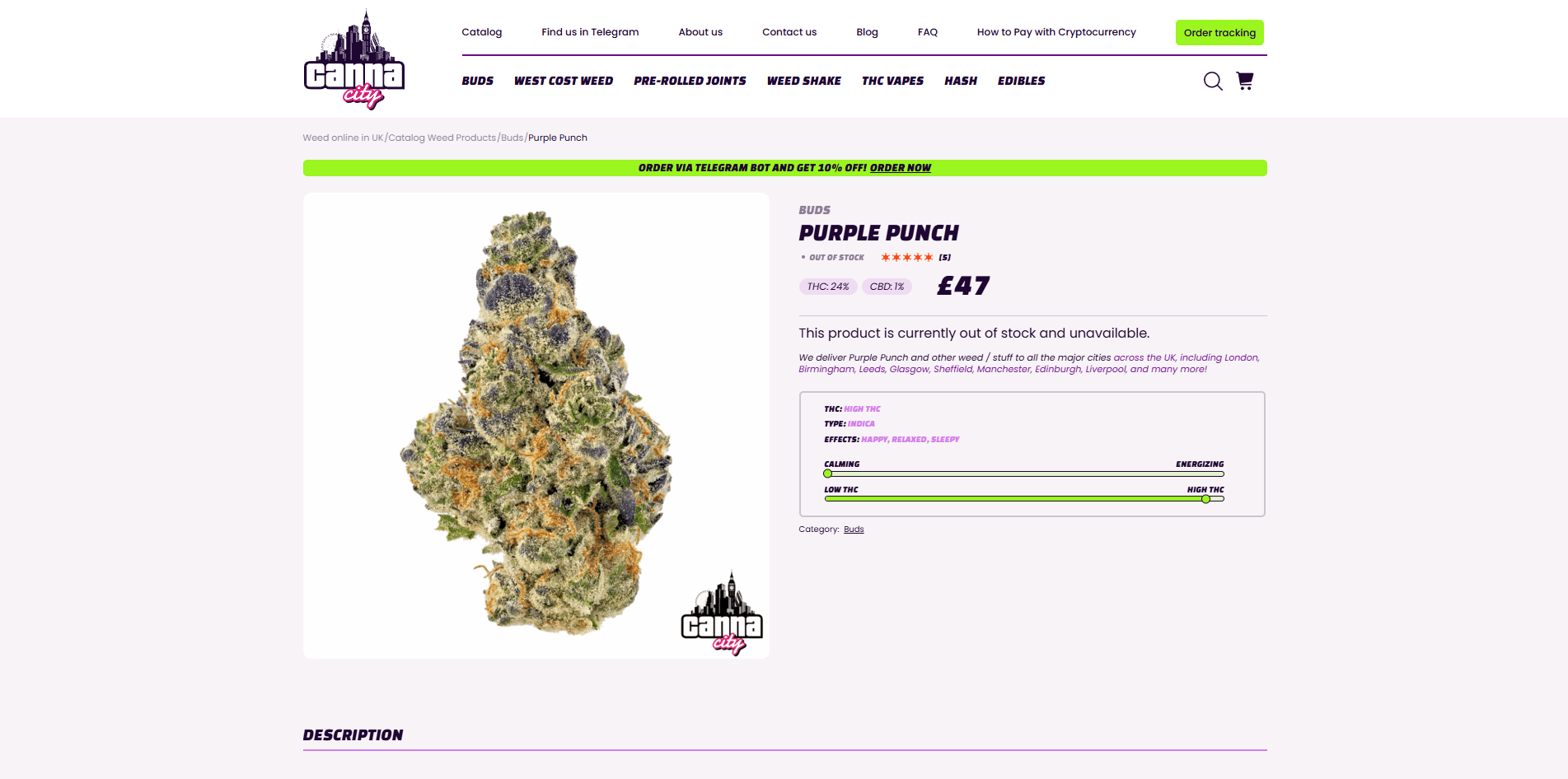 buy Purple Punch online UK delivery