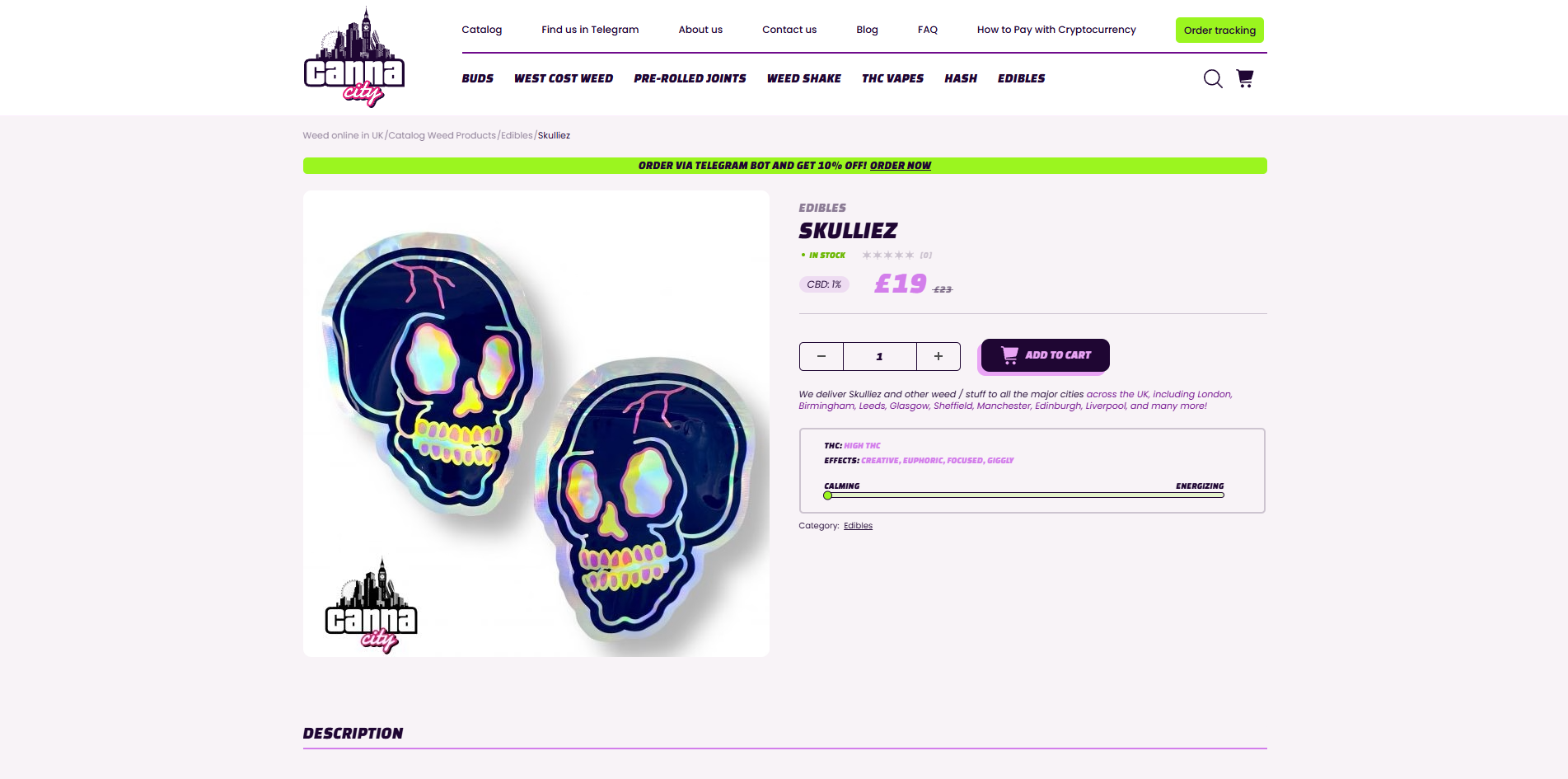 cannabis gummies for Stress Relief buy online