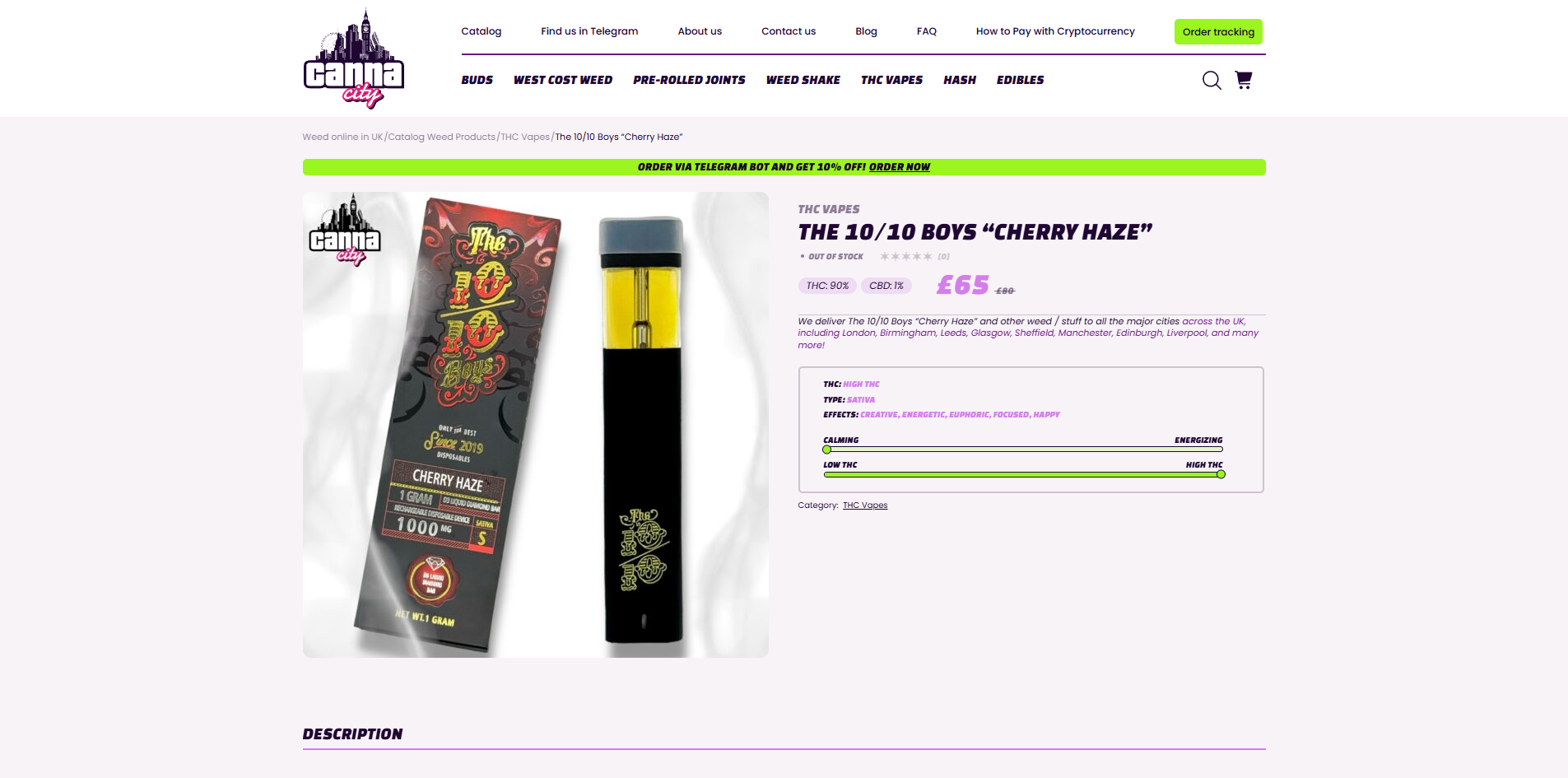 decent THC Vape online in UK