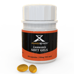 High THC Cannabis Soft Gels