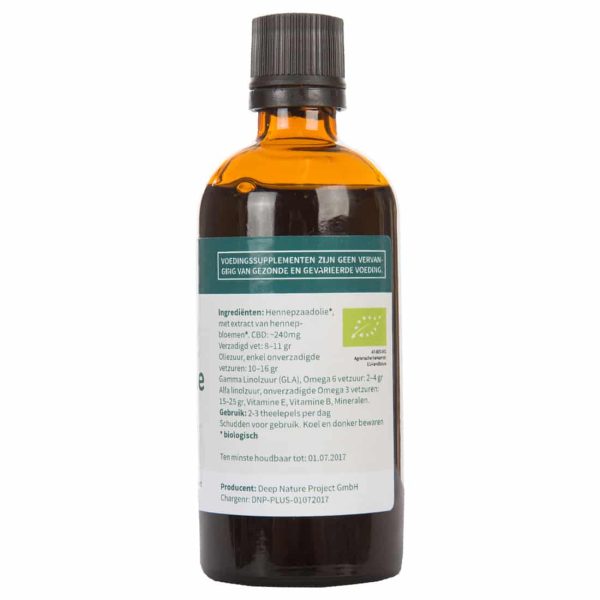 Medihemp Seed Oil Plus CBD Organic 240mg