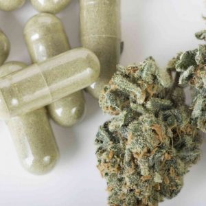 Cannabis-kapsules en tinkture