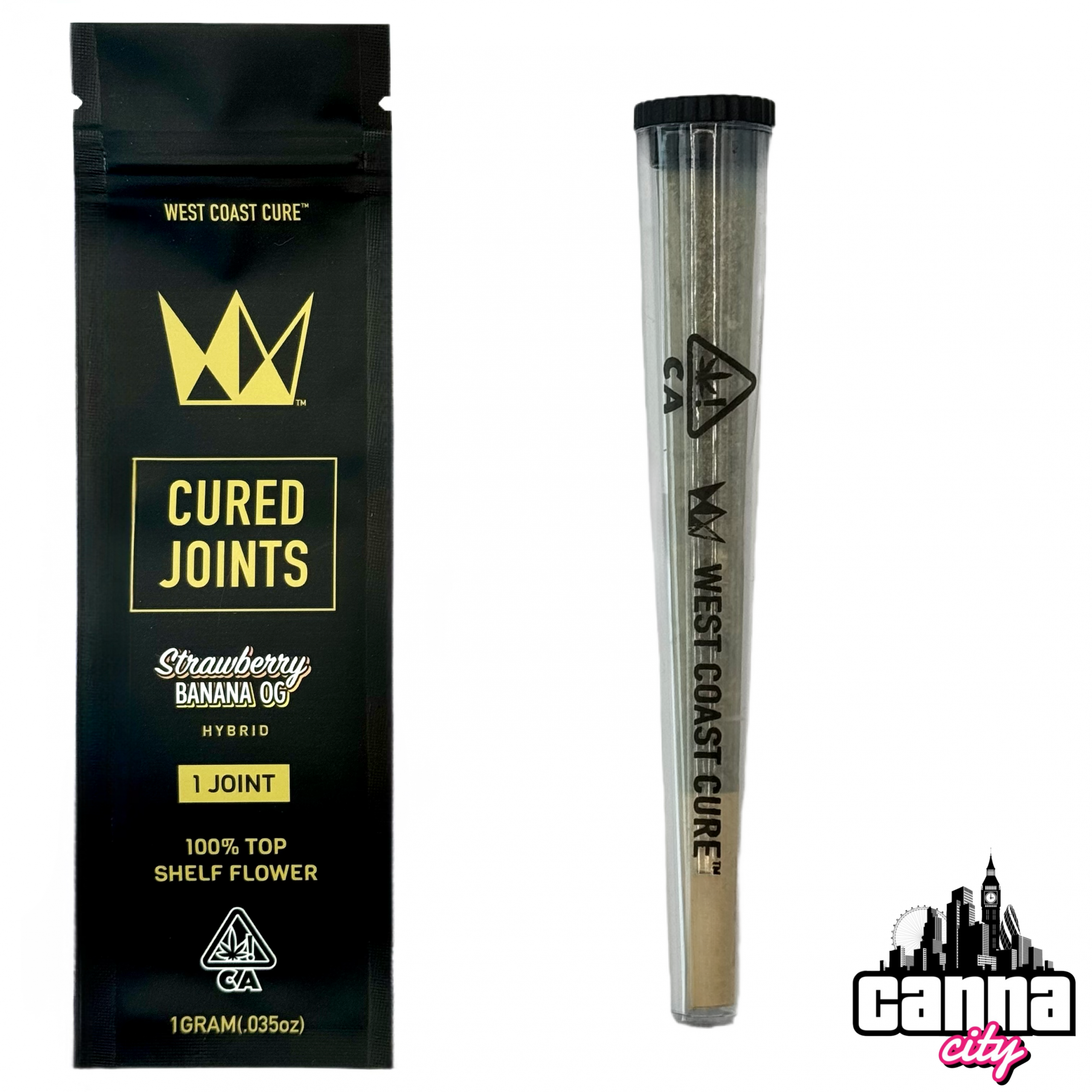 Buy Pre-rolled joints Cured Joints "Strawberry Banana OG" (1G)
