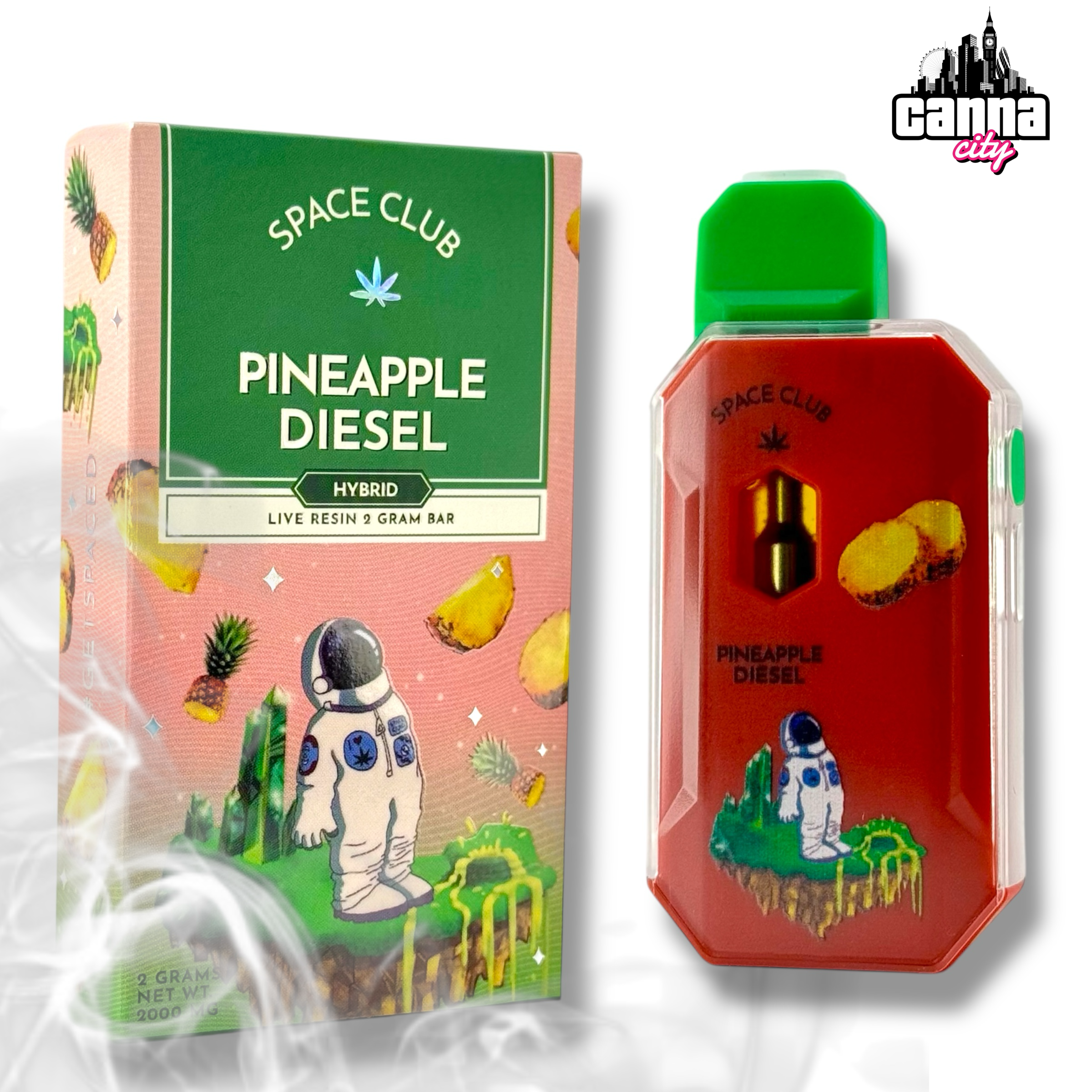Buy THC Vapes Space Club "Pineapple Diesel"