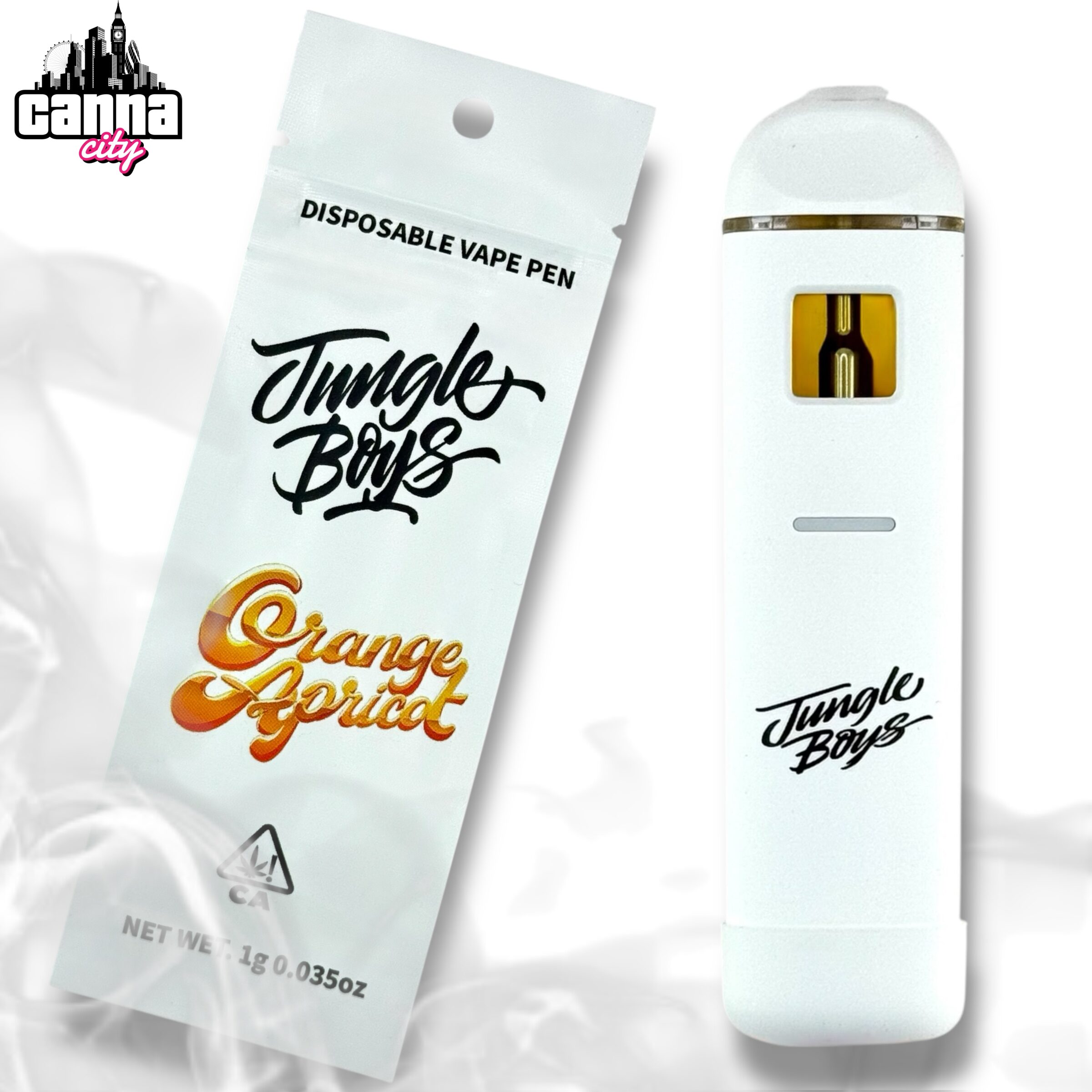 Buy THC Vapes Jungle Boys "Orange Apricot"