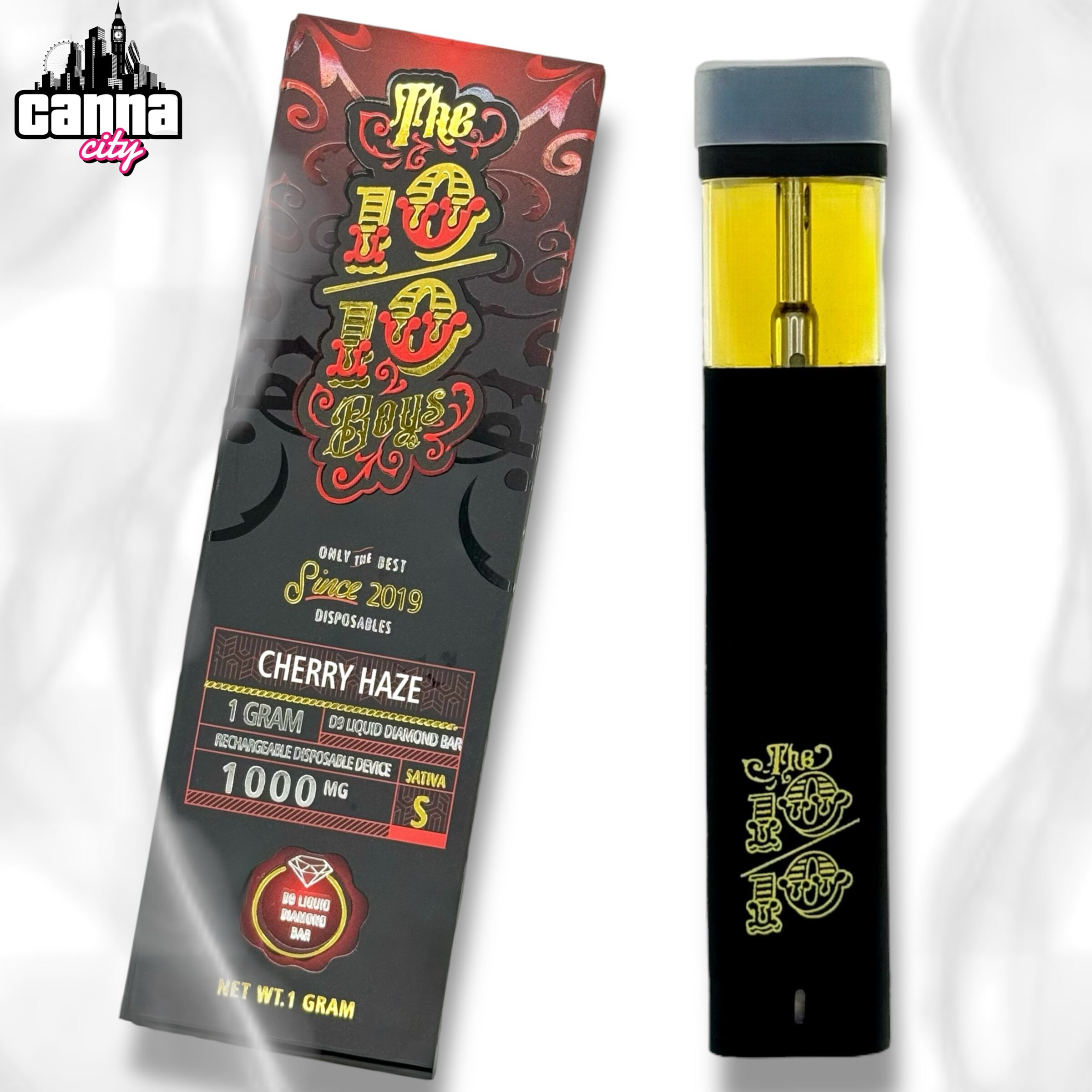 Buy THC Vapes The 10/10 Boys "Cherry Haze"