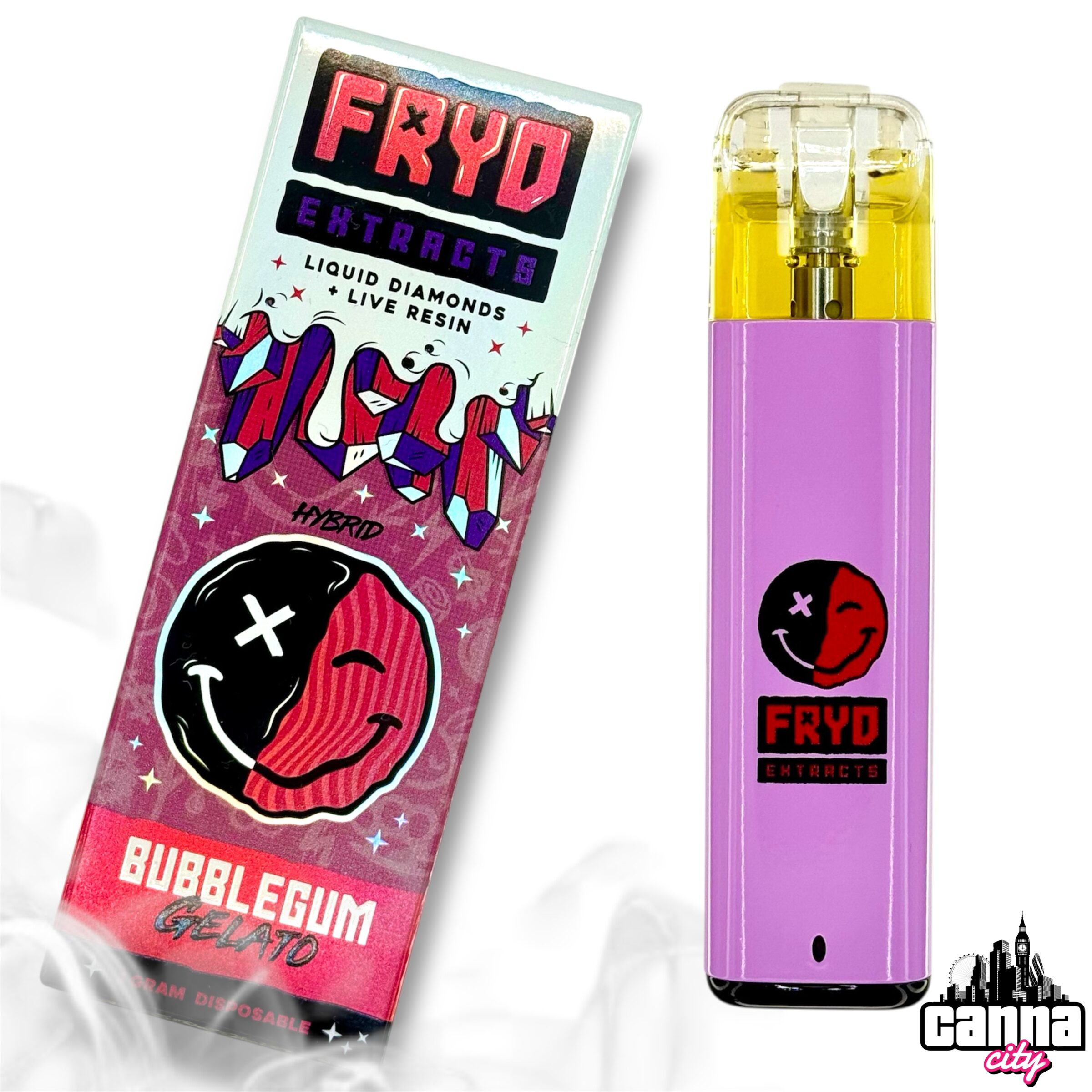 Buy THC Vapes Fryd "Bubblegum Gelato"