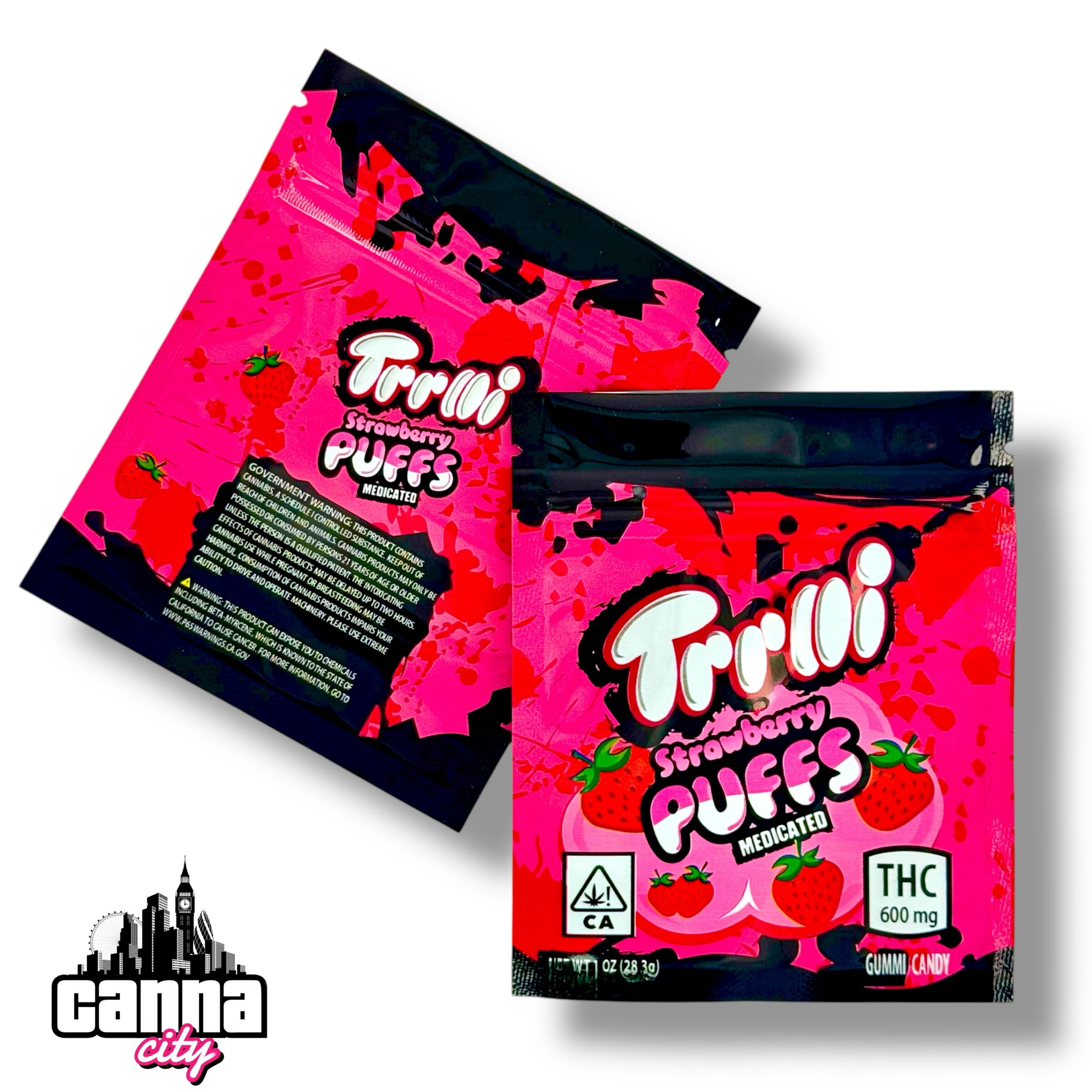 Buy Edibles Trrlli Strawberry Puffs