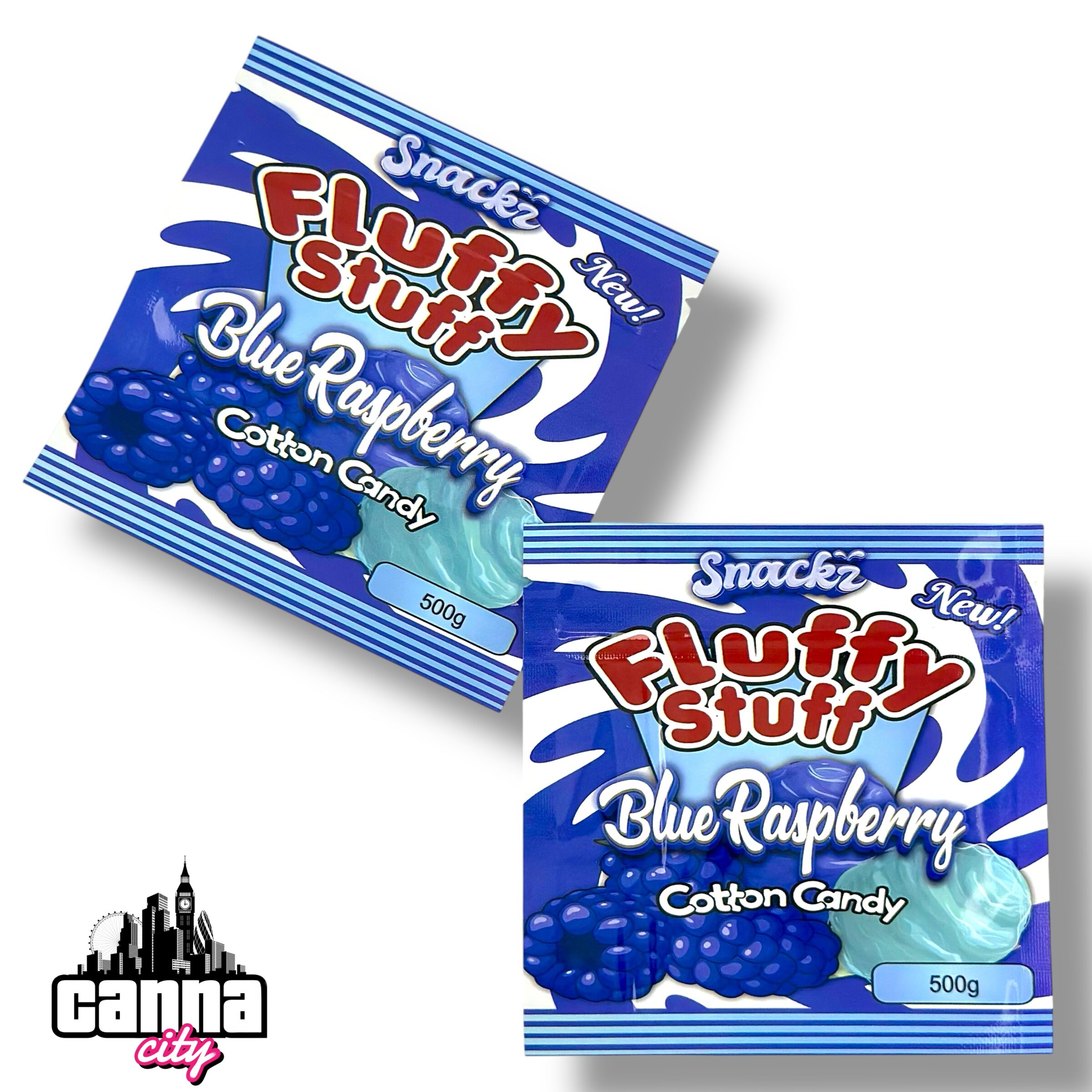 Buy Edibles Fluffy Stuff Blue Raspberry