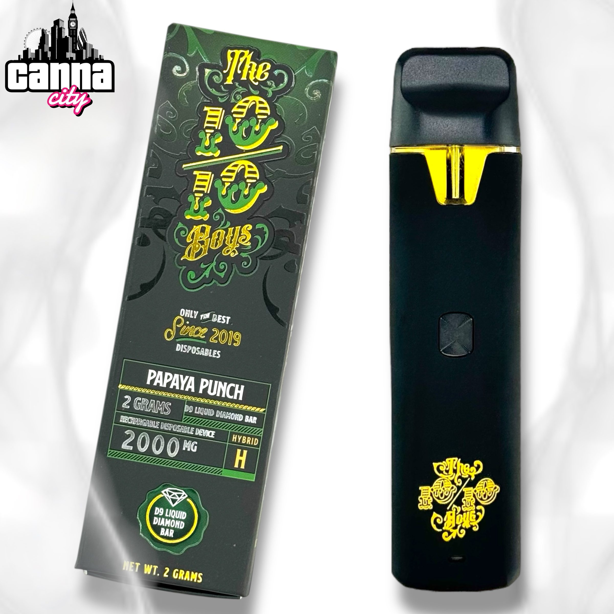 Buy THC Vapes The 10/10 Boys “Papaya Punch” (2G)