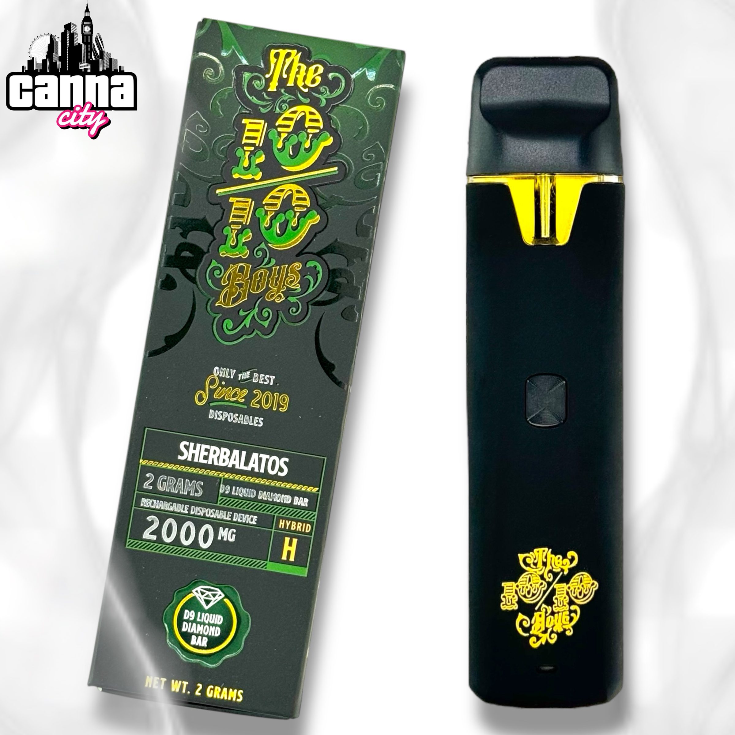 Buy THC Vapes The 10/10 Boys “Sherbalatos” (2G)
