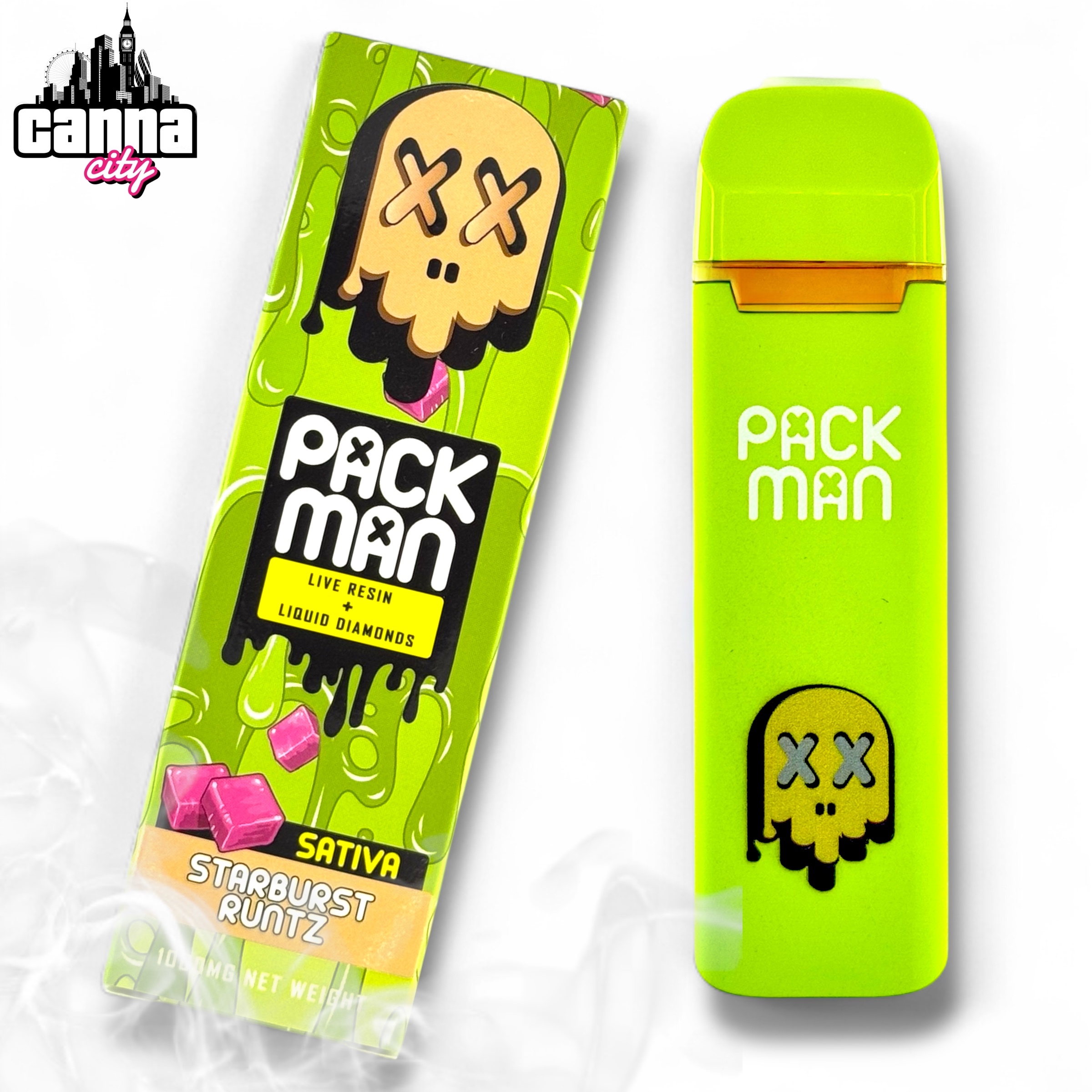 Buy THC Vapes PackMan "Starburst Runtz"