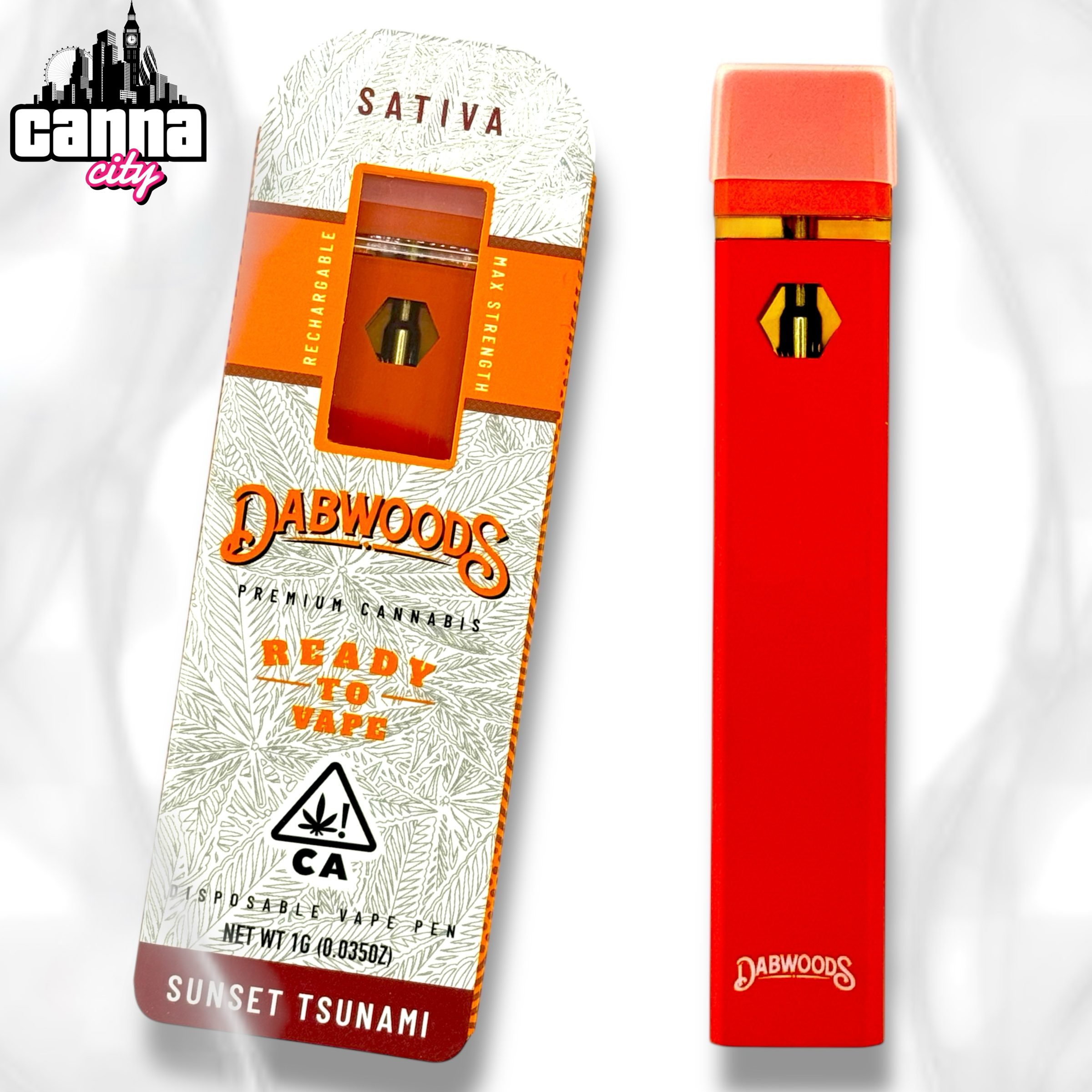 Buy THC Vapes Dabwoods "Sunset Tsunami"