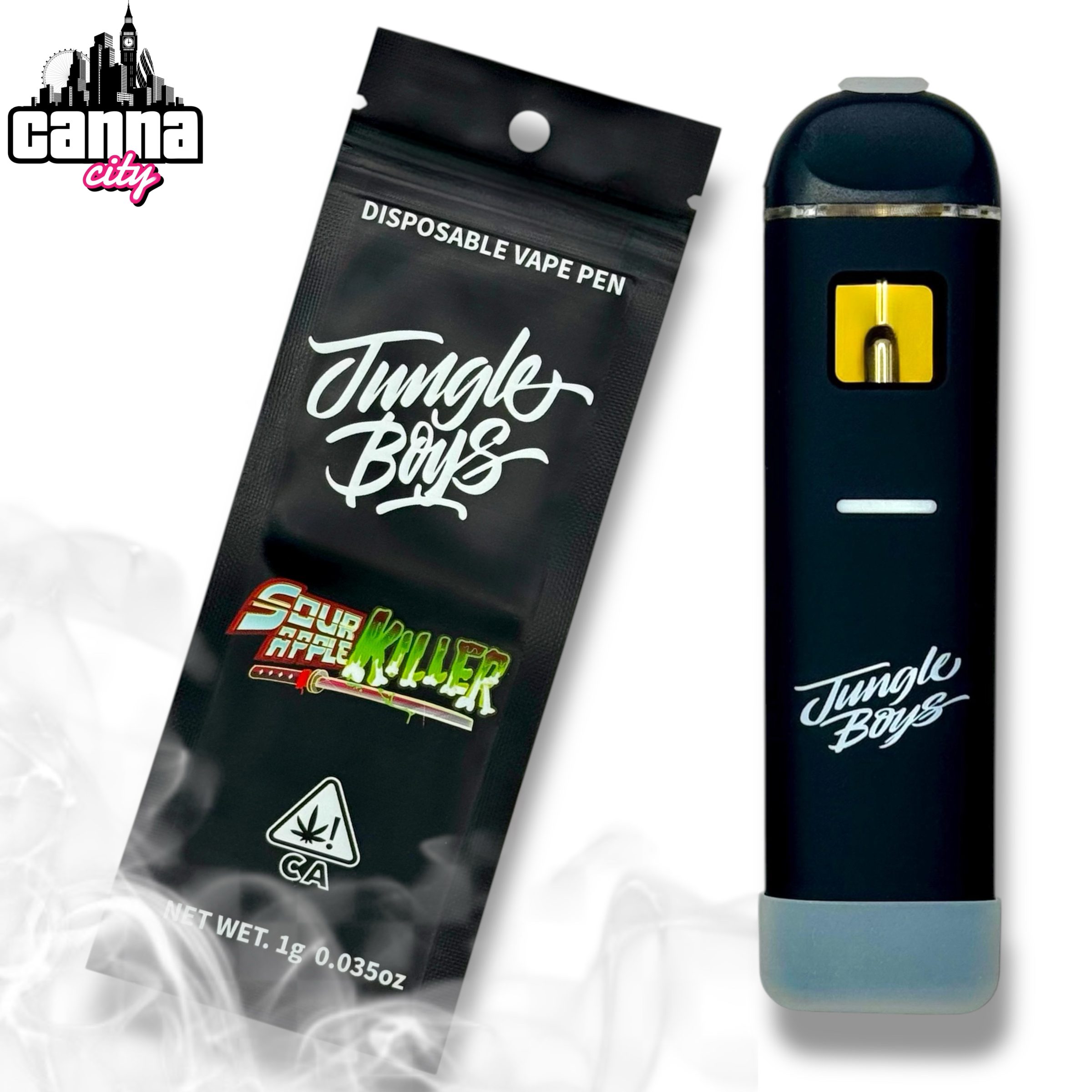 Buy THC Vapes Jungle Boys "Sour Apple Killer"